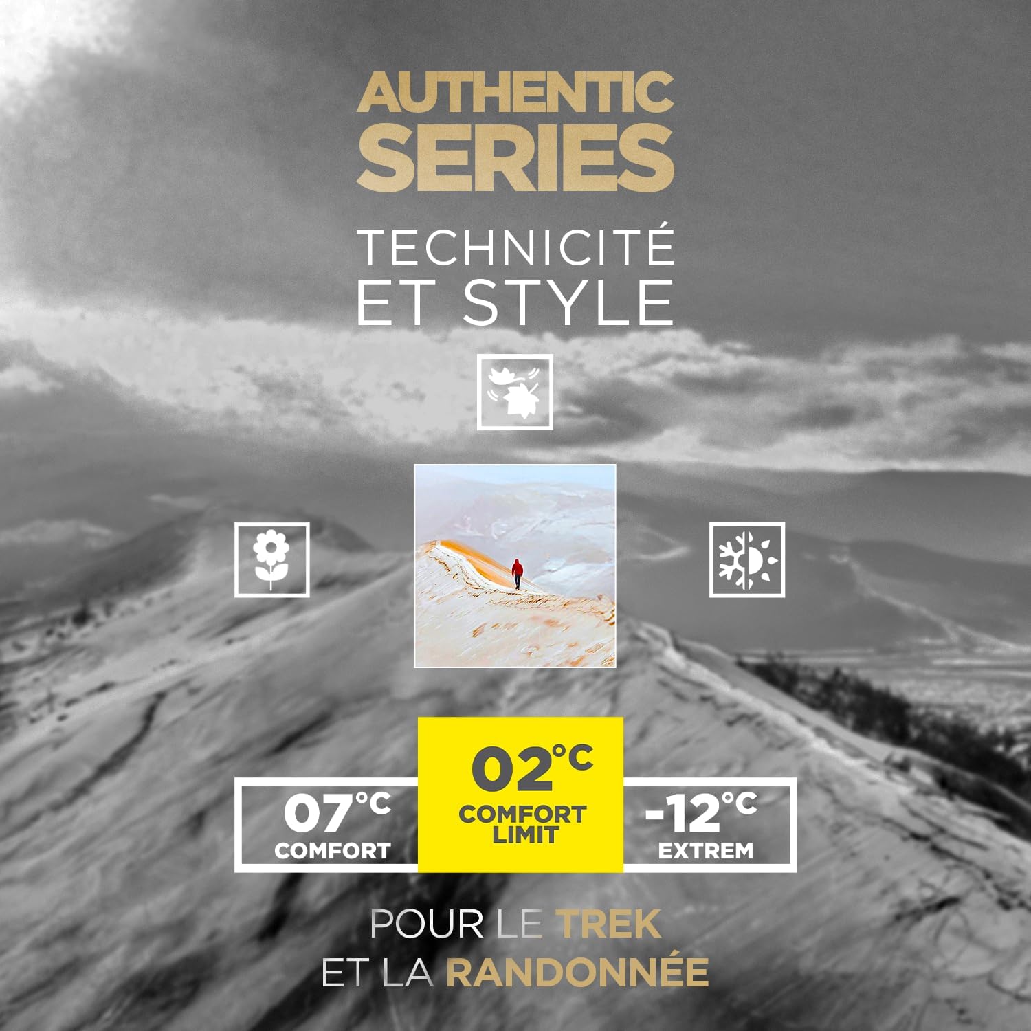 Sport - Aporia Light - Sac de Couchage Trek et Randonnée - Léger et Performant - T° Limit Confort 02 °C - Duvet de Canard - Adulte - 210 x 80 cm - 760 g