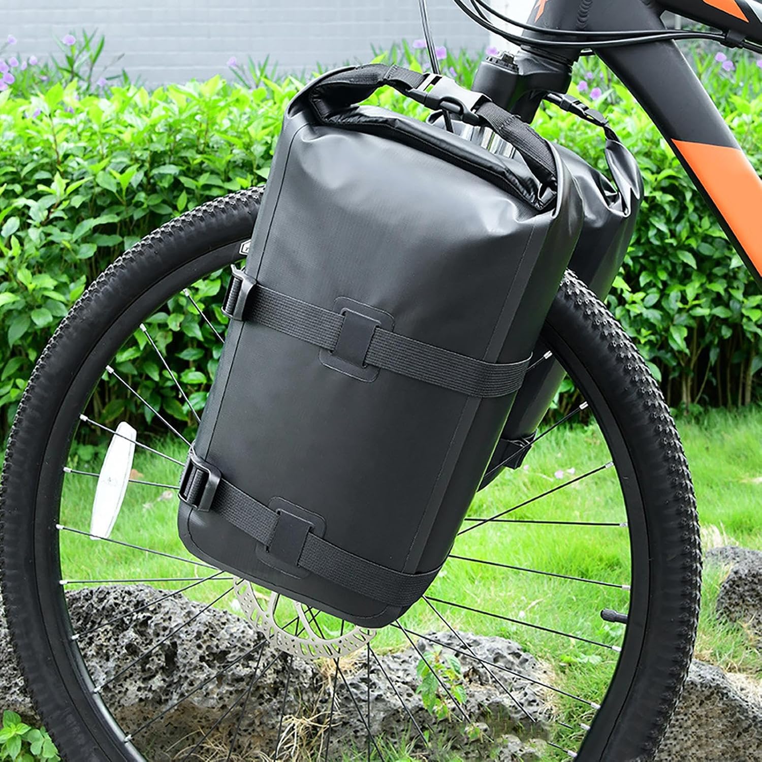 Porte-bagages de vélo pour randonnées, porte-vélos avant - Porte-bagages cargo pour vélo, porte-vélos multifonction pour vélos de ville, VTT et vélos de route Véhicules routiers