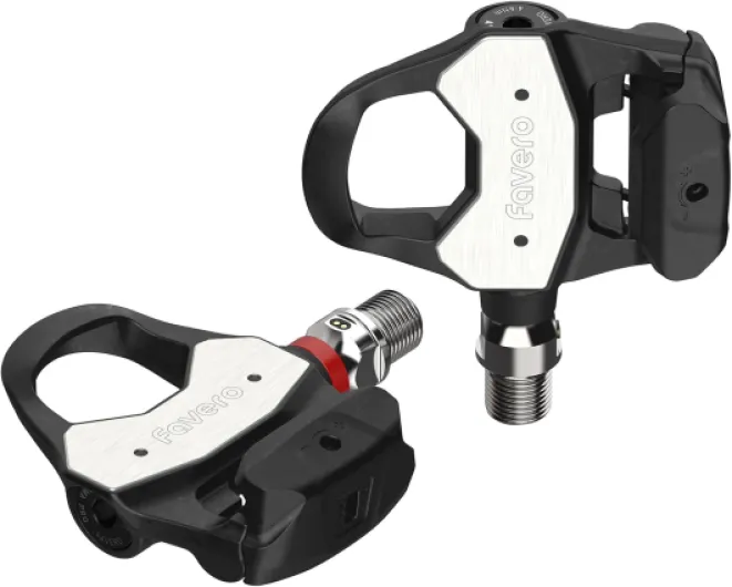 Favero Assioma PRO RL-1, capteur de puissance à pédale latérale à détection unique, compatible Keo, connectivité Bluetooth et ANT+ pour ordinateurs de vélo, GPS et smartphones