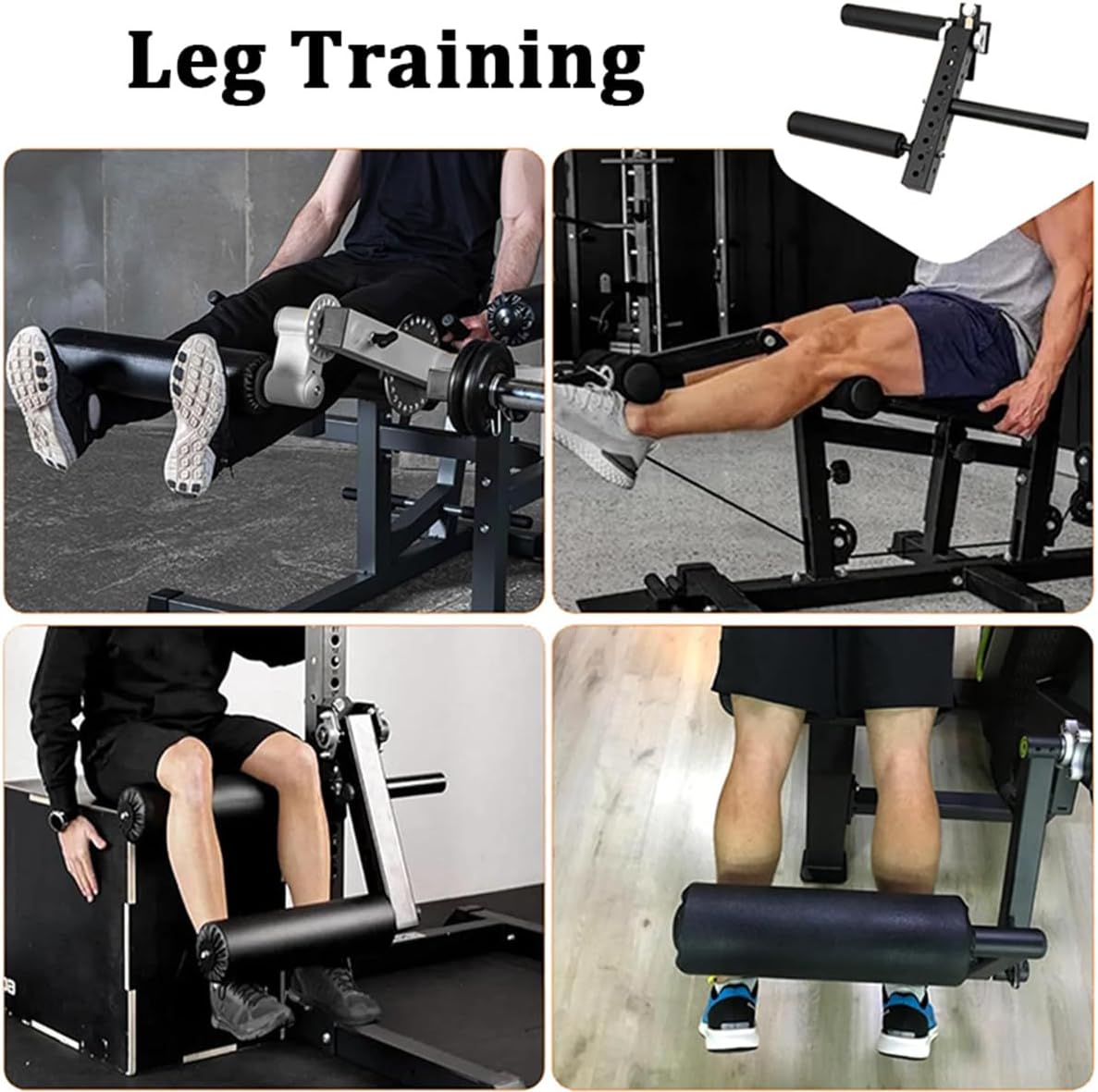 Machine De Leg Extension Assise, Accessoire D'extension des Jambes, Équipement De Fitness, Réglable sur 8 Niveaux, pour L'entraînement Musculaire (1.6cm)