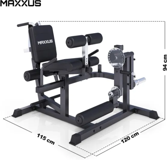 Machine Musculation Pro - Multifonction, Leg Curl, Developper Coucher, Positions Réglables, Pieds Antidérapants, Charge Max 100kg - Appareil Musculation, Fitness Materiel, Sport, Home Gym