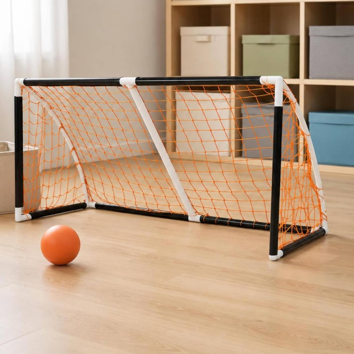 Cage D'entraînement Autoportant Équipement Sport Filet Orange
