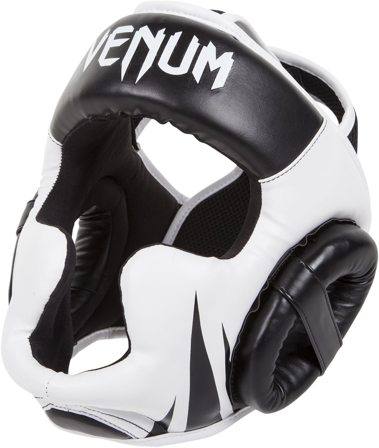 Challenger Casque de Protection Noir-Blanc Taille unique