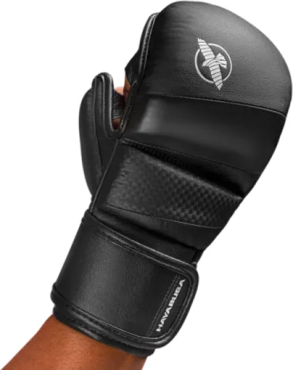 Hayabusa T3 7oz Gants d'entraînement Sparring MMA pour Hommes et Femmes XL Noir