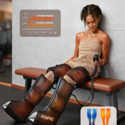 Test RENPHO Chauffage Bottes Pressothérapie Jambes : ça soulage bien, mais c’est pas un cabinet de kiné