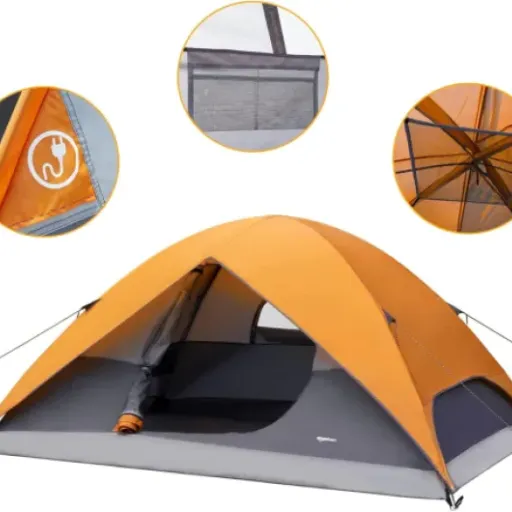 Test Amazon Basics Tente dôme 4 personnes : la tente pas chère qui fait le job pour le camping tranquille