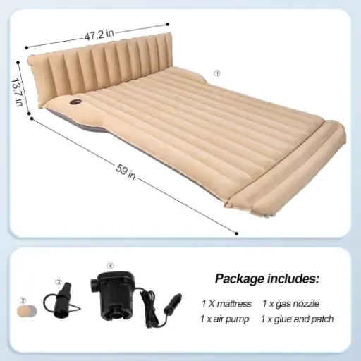 Test topfit Matelas Pneumatique Tesla : pratique pour dormir dans la voiture, mais pas sans défauts