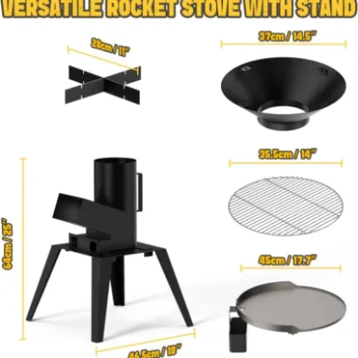 Test onlyfire Rocket Stove 3-en-1 : le poêle à bois qui remplace (presque) le barbecue du jardin