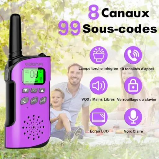 Test Talkie Walkie Enfants AWANFI (lot de 4) : le jouet qui finit par servir aussi aux parents