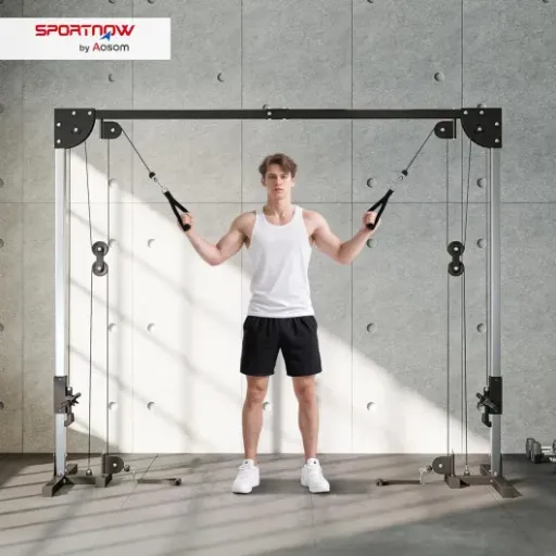 Test SPORTNOW Station de Musculation Double Poulie : la poulie pas chère qui fait le job pour un home gym