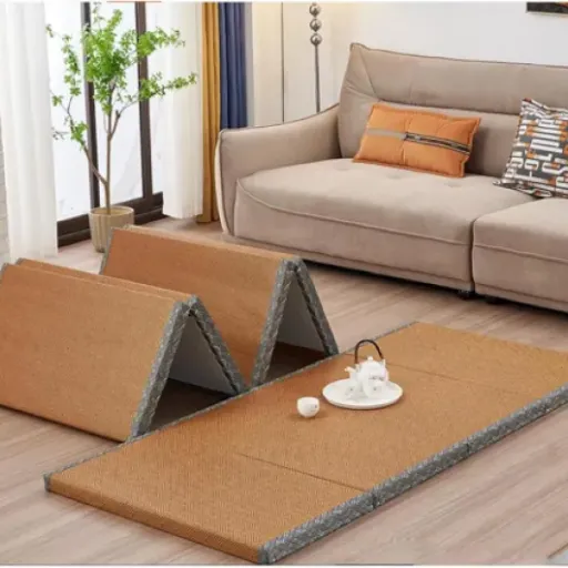 Test Tatami Japonais Matelas Pliable 150 x 200 : le tapis bien dur pour dos, yoga et coin zen