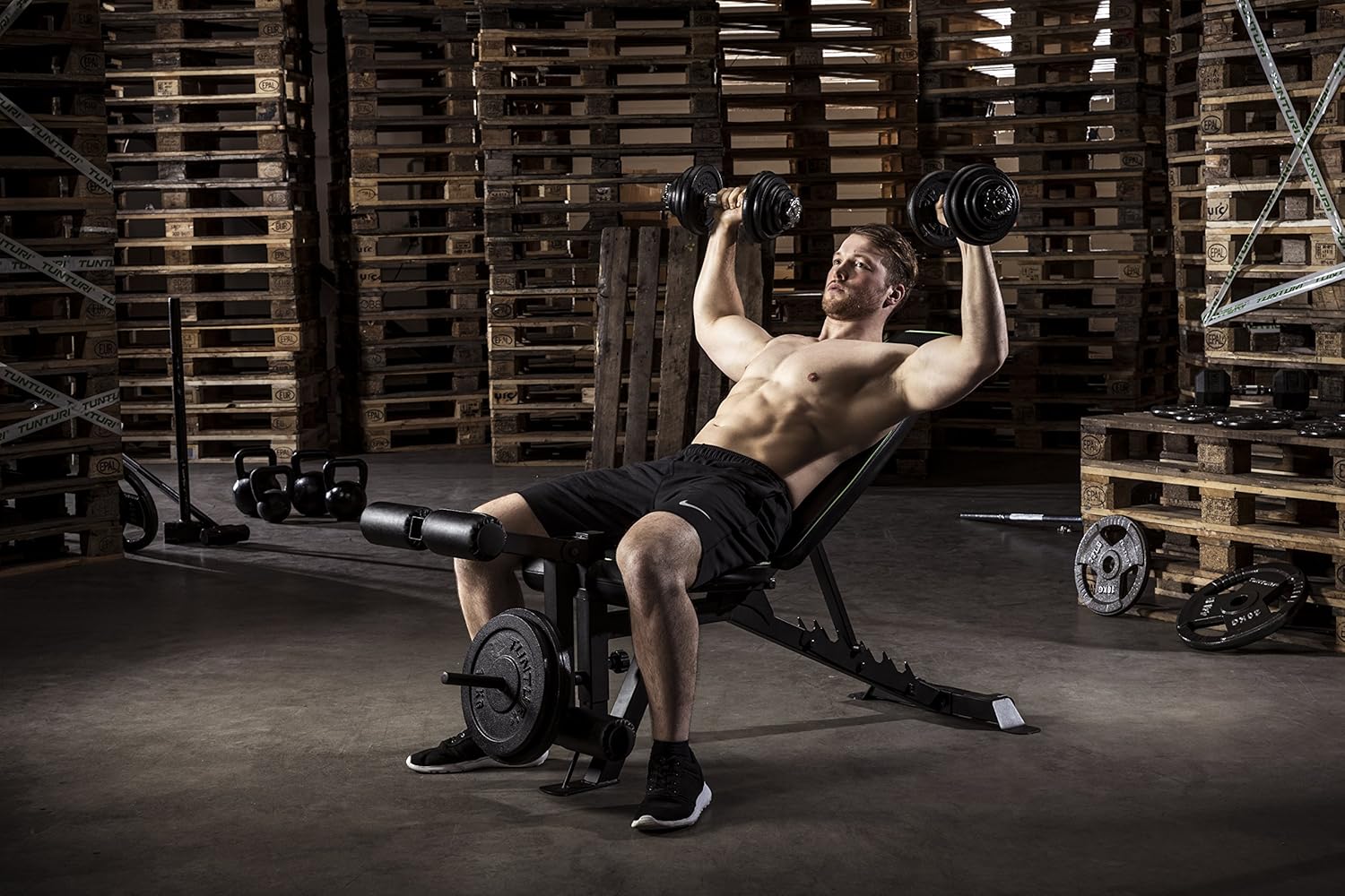 UB60 - Banc de musculation - Bancs réglables - pour exercices de musculation à la maison/au bureau