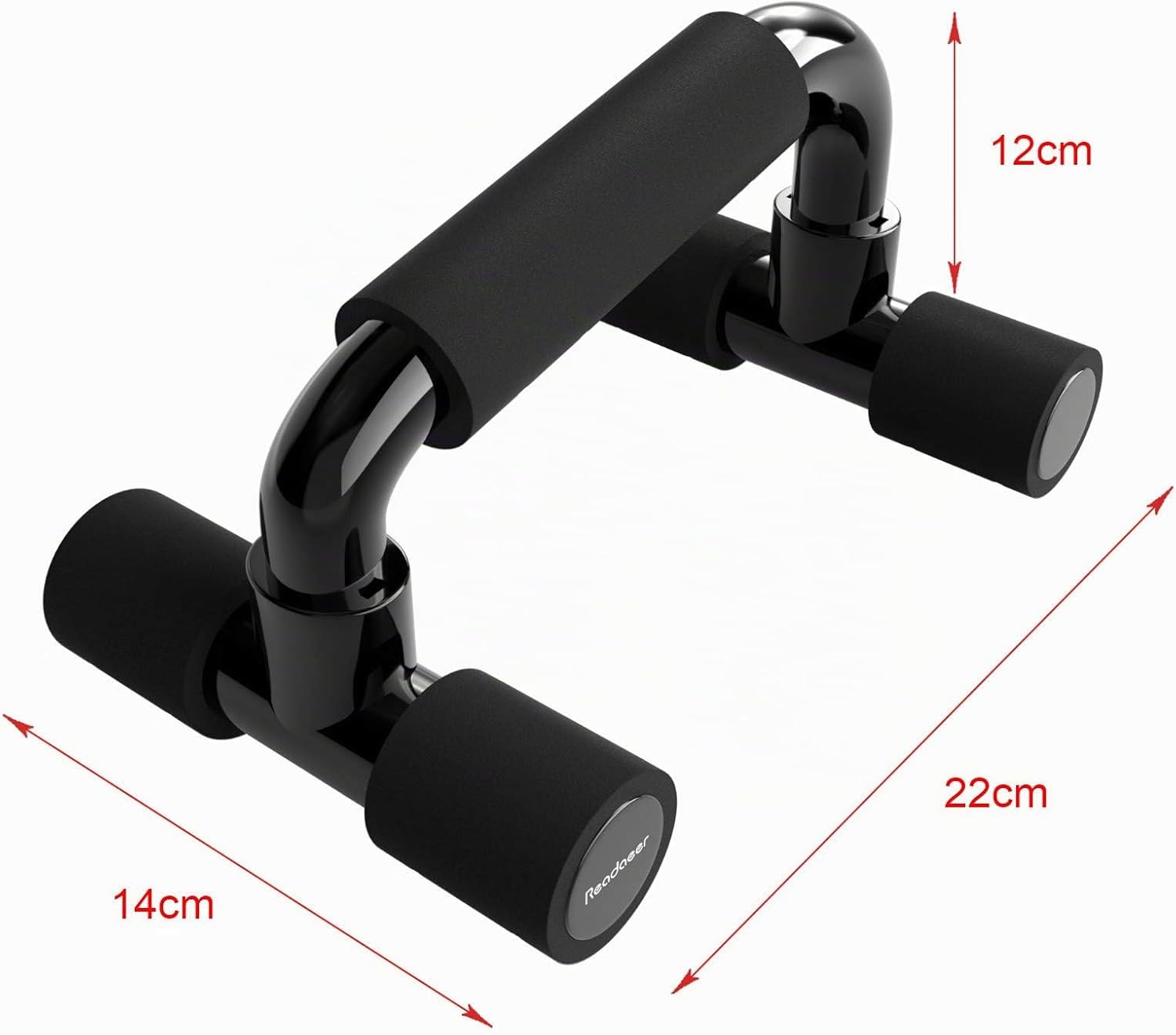 Poignées d'appui pour Pompe/Push-Up Bars pour Musculation noir