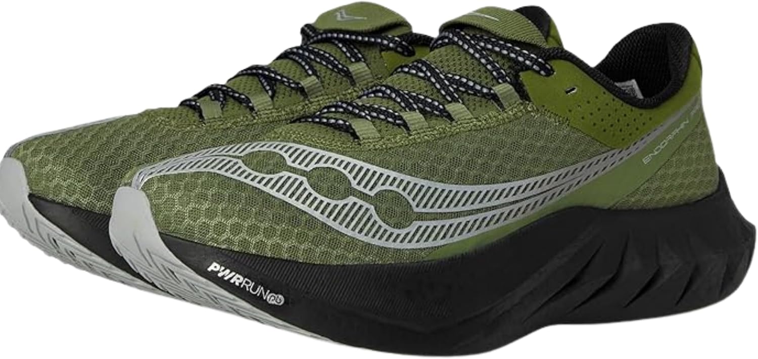 Saucony Endorphin Pro 4 BasketHomme 40 EU Olivine Noir