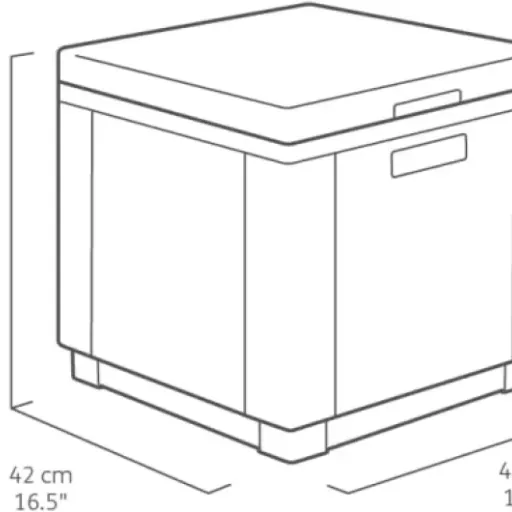 Test Allibert Keter Ice Cube : la glacière-table d’appoint qui fait le job sur la terrasse