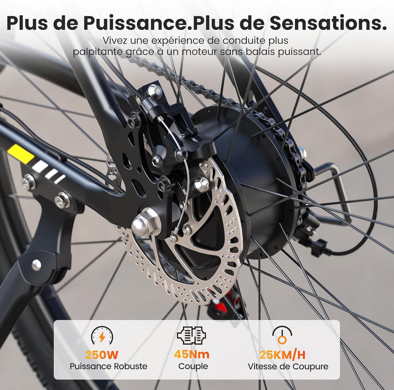 U1 Vélo Électrique, 26"/29" Vélo Électrique en Montagne pour Adulte, VTT électrique 250 W, Batterie Amovible 13AH, Autonomie 65 km, E-Bike 21 Vitesses U1 26-NOIR