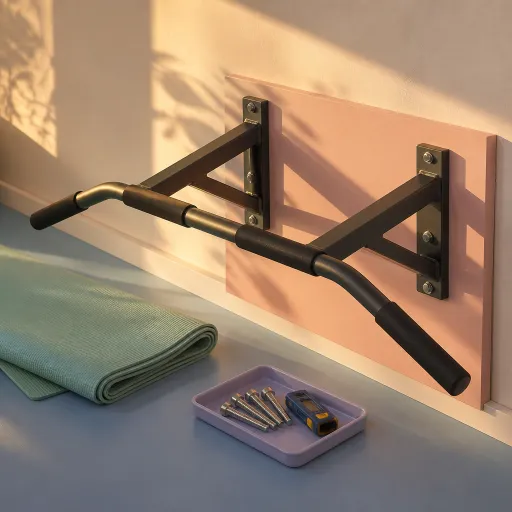 Choisir une barre de traction murale performante pour structurer sa musculation à domicile